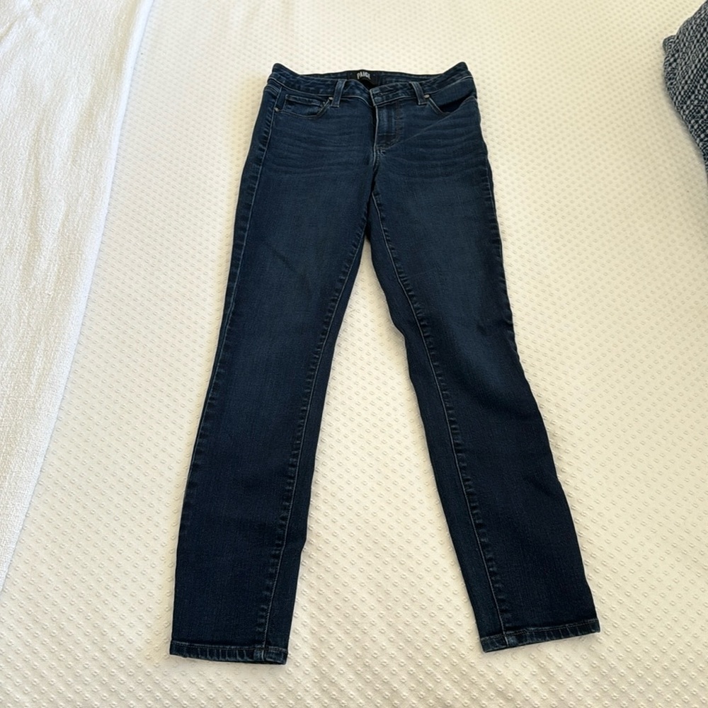 Paige Jeans - skinny - dark denim - size 25